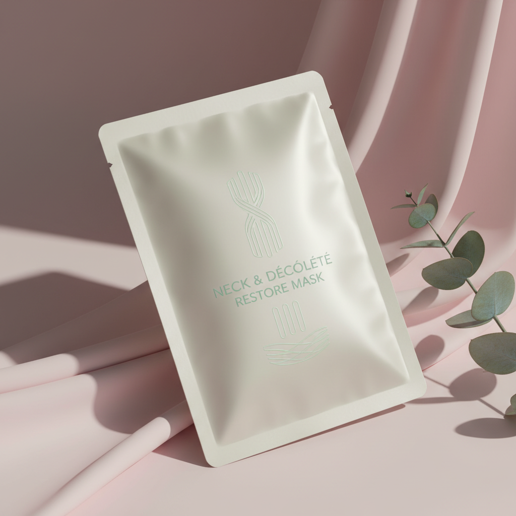 Neck & Décolleté Restore Mask – Pink Eucalyptus