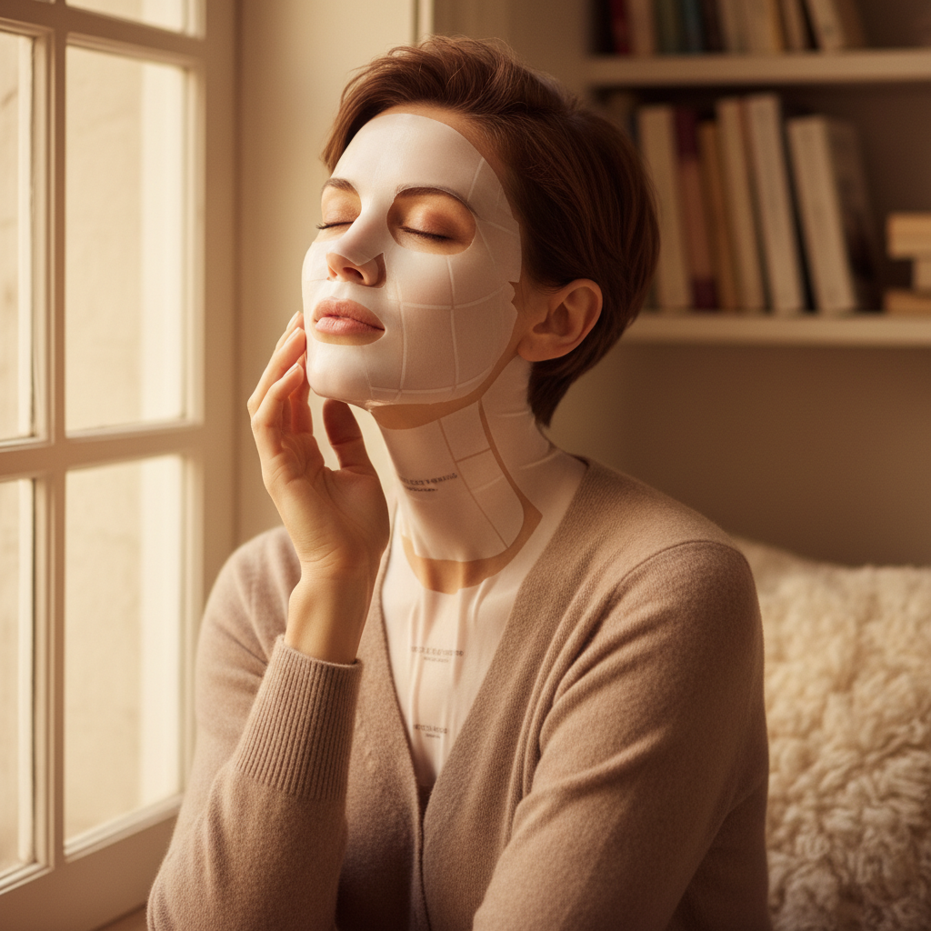 Neck & Décolleté Restore Mask – Blush Plate