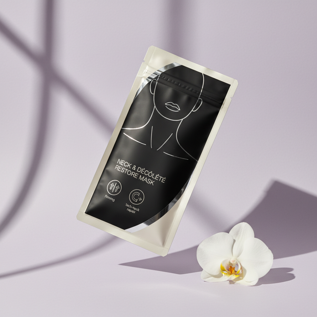 Neck & Décolleté Restore Mask – Noir Orchid